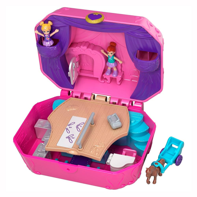 Куклы - Набор Polly Pocket Карманный мир Музыкальная шкатулка сюрприз (FRY35/GCJ88)#2