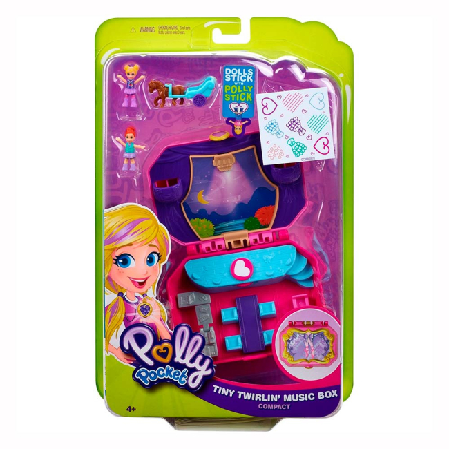 Куклы - Набор Polly Pocket Карманный мир Музыкальная шкатулка сюрприз (FRY35/GCJ88)#4
