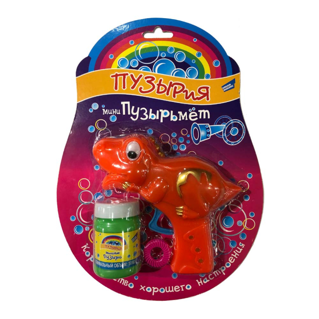 Мильні бульбашки - Бульбашкомет Bubbleland Динозавр асортимент (BW0413609)#2