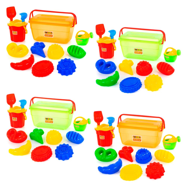 Наборы для песочницы - Игровой набор Polesie Ведро-цветок №502 ассортимент (50182)#4