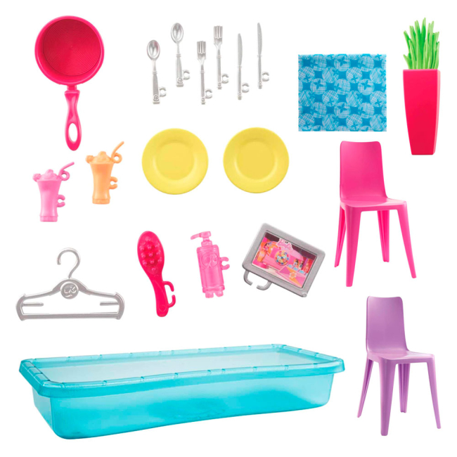 Мебель и домики - Игровой набор Barbie Домик с куклой (FXG55)#3