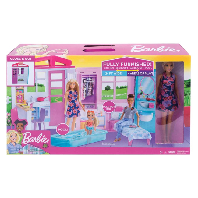 Мебель и домики - Игровой набор Barbie Домик с куклой (FXG55)#4