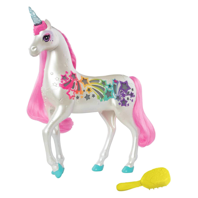 Транспорт и питомцы - Фигурка Barbie Dreamtopia Сияющий Единорог (GFH60)#2