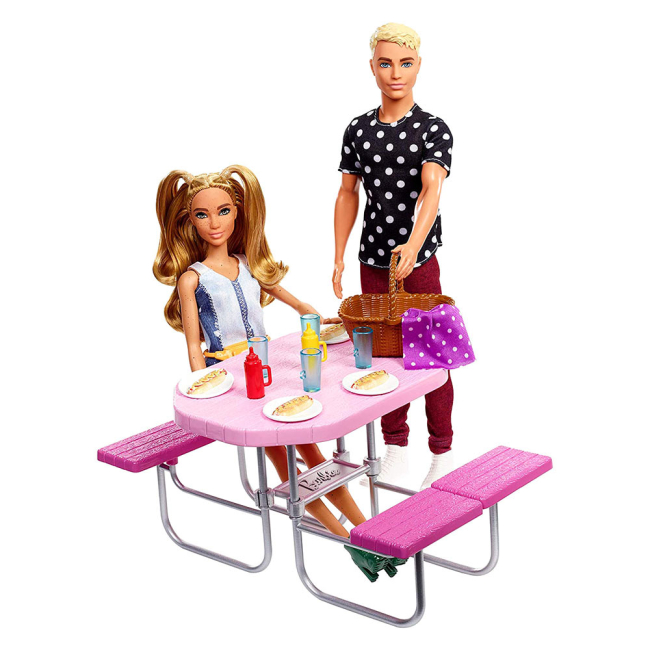 Мебель и домики - Игровой набор Barbie Стол для пикника (FXG37/FXG40)#3