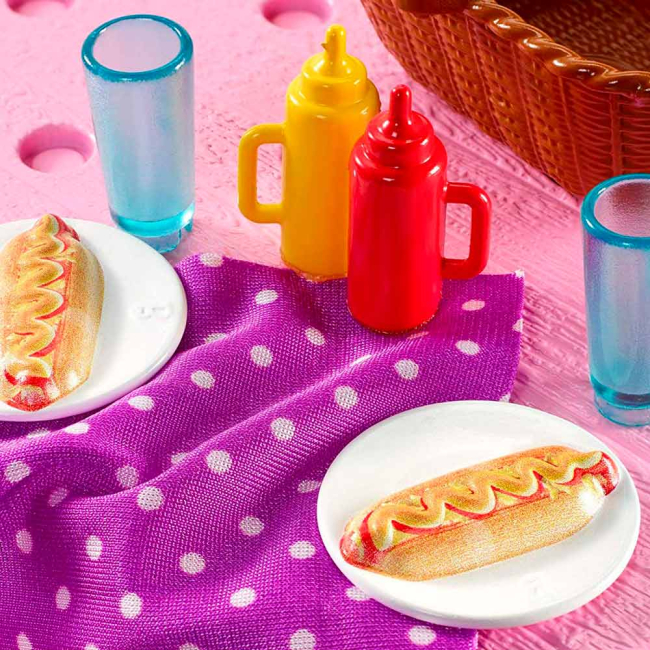 Мебель и домики - Игровой набор Barbie Стол для пикника (FXG37/FXG40)#5