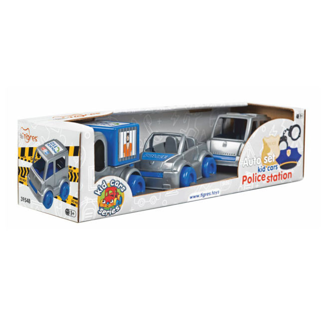 Машинки для малюків - Ігровий набір Tigres Kid Cars Поліцейський (39548)#2