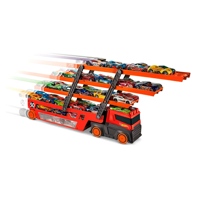 Транспорт и спецтехника - Мега-транспортер Hot Wheels Action (GHR48)#2