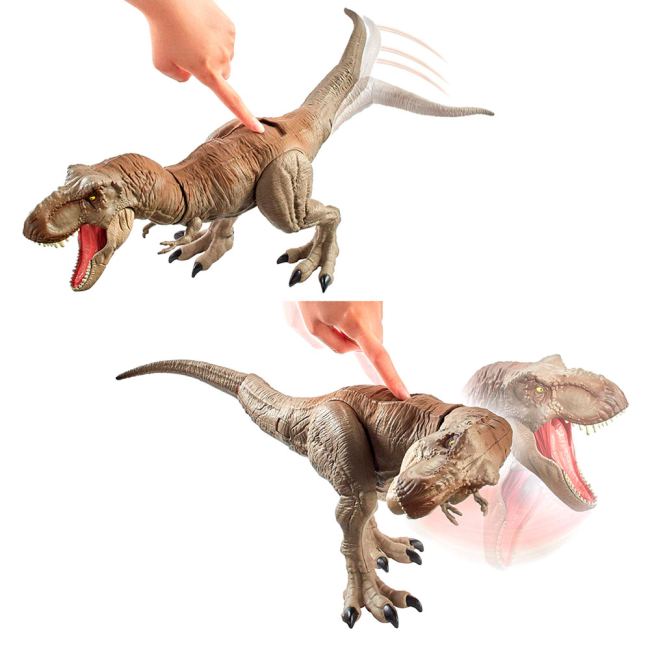 Фигурки животных - Фигурка Jurassic World 2 Bite and Fight Ти-рекс (GCT91)#4