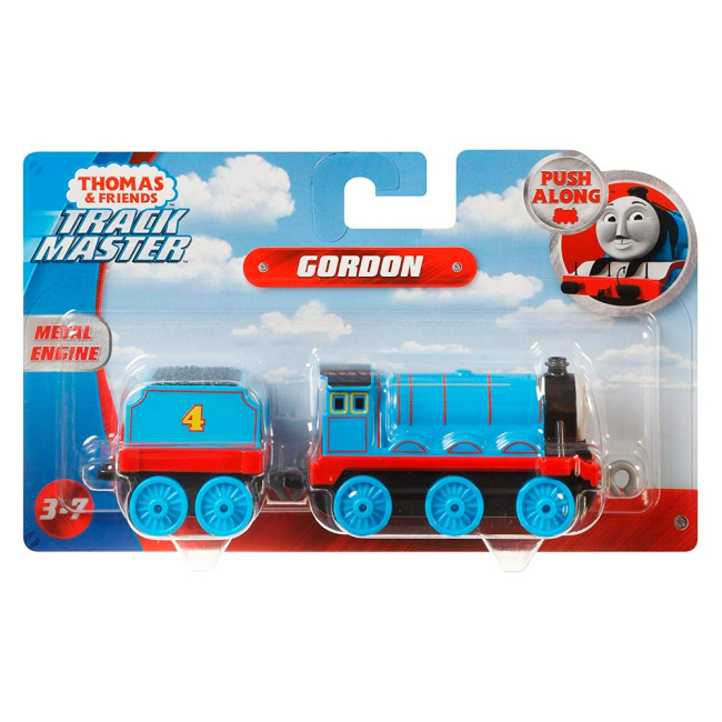 Железные дороги и поезда - Паровозик Thomas and Friends Track master Гордон металлический (GCK94/FXX22)#3