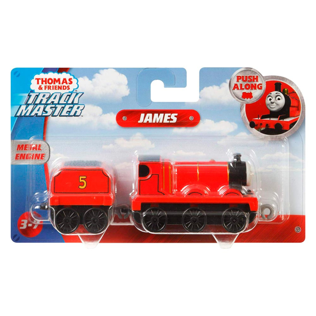 Залізниці та потяги - Паровозик Thomas and Friends Track master Джеймс металевий (GCK94/FXX21)#3