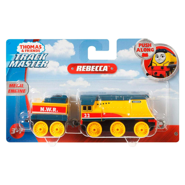 Залізниці та потяги - Паровозик Thomas and Friends Track master Ребекка металевий (GCK94/FXX27)#3