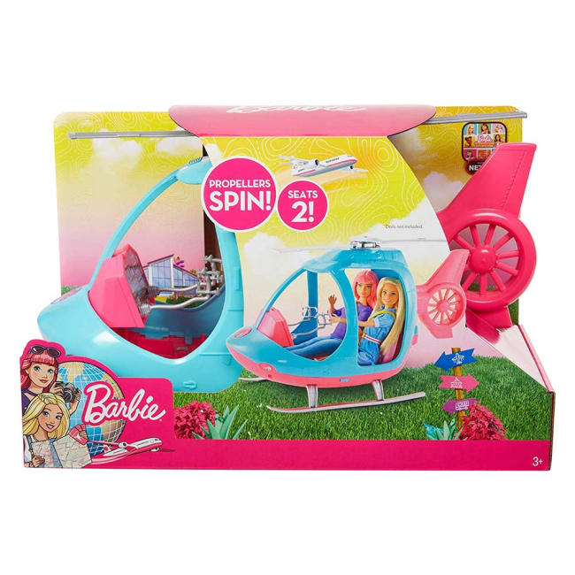 Транспорт и питомцы - Аксессуар для куклы Barbie Travel Вертолёт (FWY29)#4