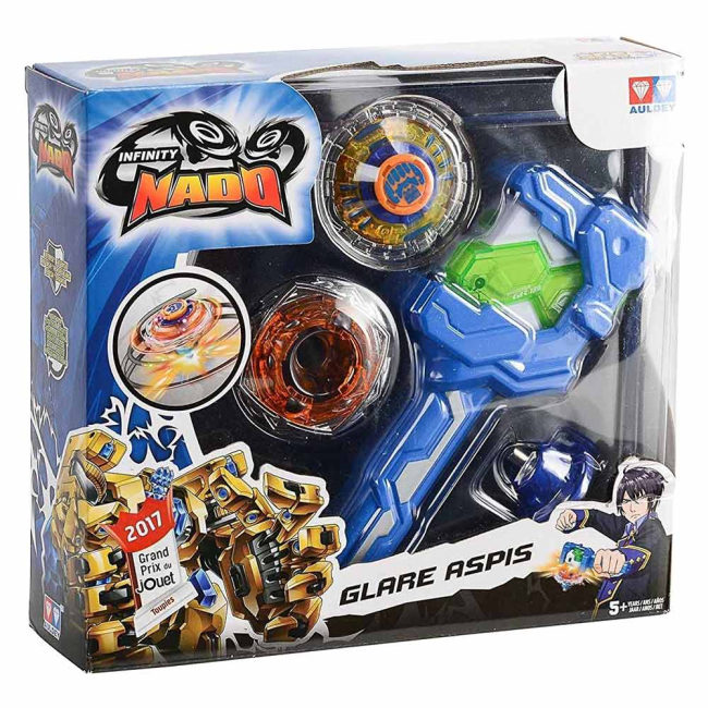 Волчки и боевые арены - Волчок Infinity Nado Атлетик Ослепительный щит (YW624504)#5