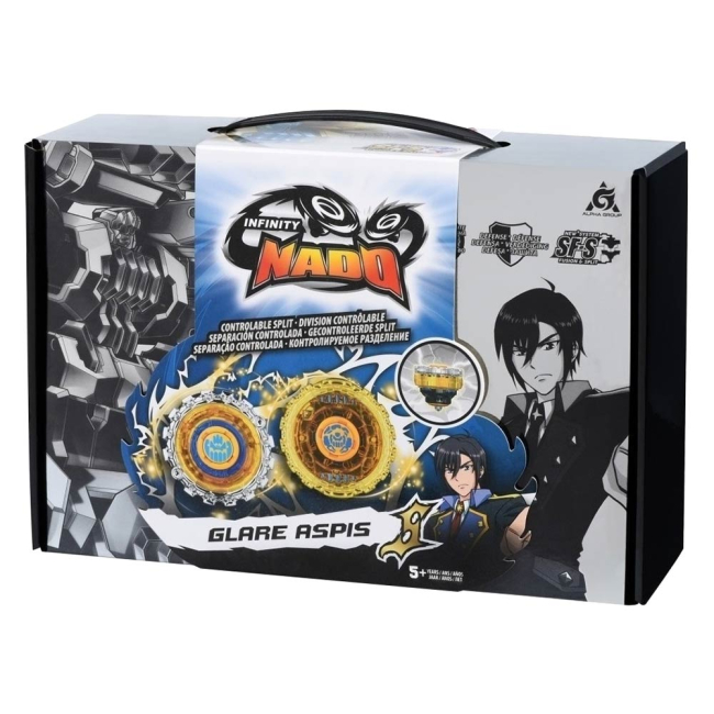 Волчки и боевые арены - Волчок Infinity Nado Крэк Ослепительный щит (YW624704)#5