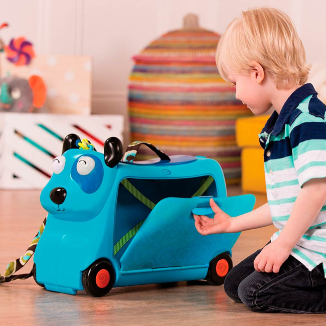 Дитячі валізи - Валіза-каталка Battat Песик-турист із ефектами (BX1572Z)#3