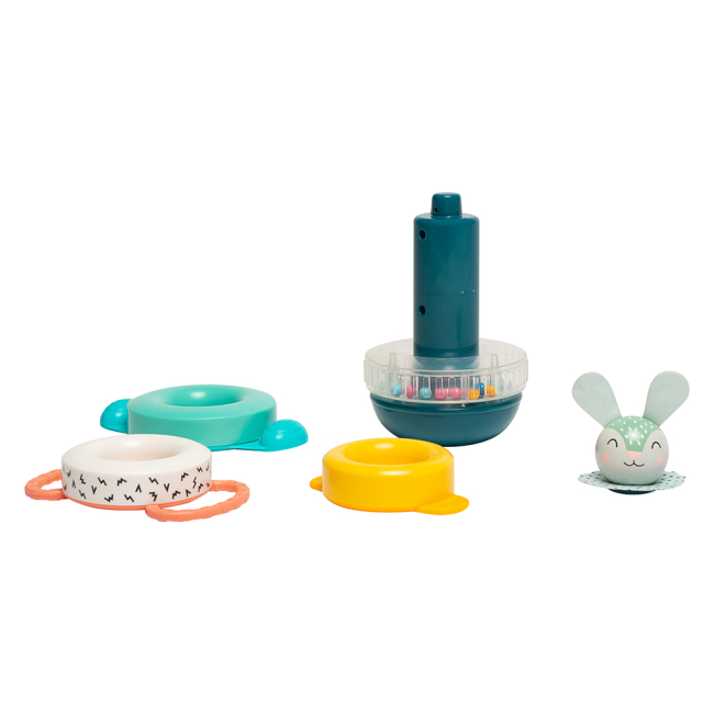 Развивающие игрушки - Пирамидка Taf Toys Северное сияние Кролик (12445)#2