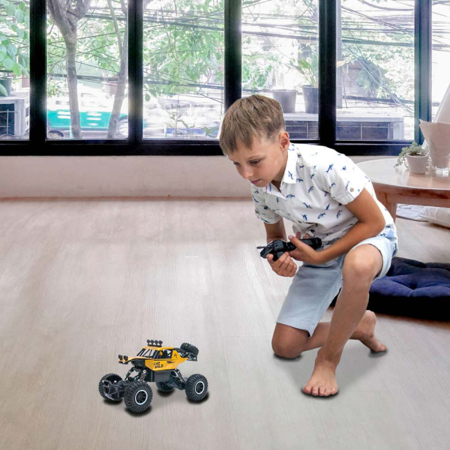 Радиоуправляемые модели - Машинка Sulong Toys Off-road crawler Сar vs Wild золотая радиоуправляемая (SL-109AG)#5