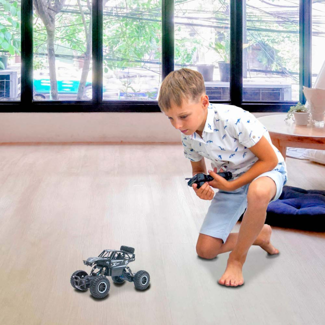 Радиоуправляемые модели - Машинка Sulong Toys Off-road crawler Rock Sport черная радиоуправляемая (SL-110AB)#6