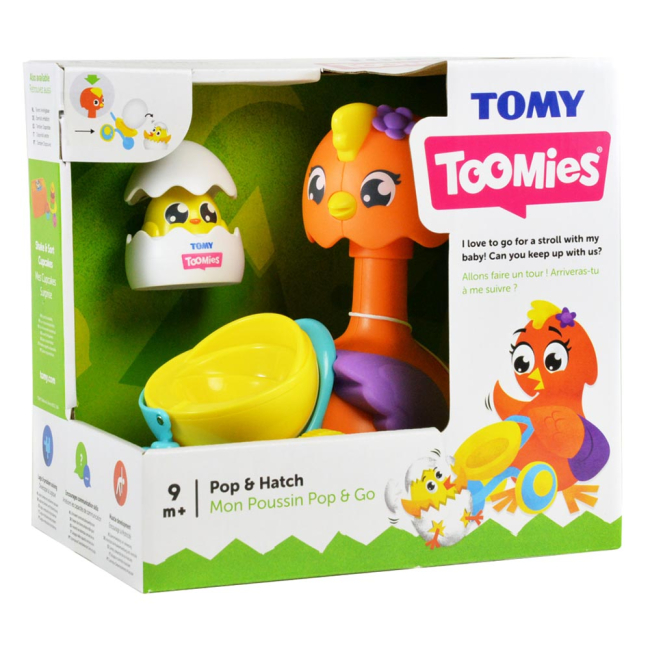 Ходунки - Игрушка-каталка Tomy Наседка и цыпленок (T72723C)#3
