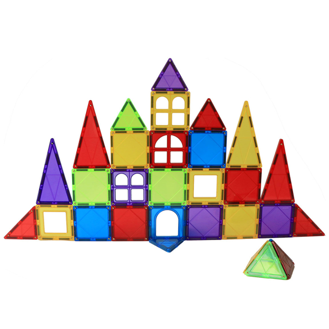 Магнитные конструкторы - Конструктор Magplayer Магнитные плитки 32 элемента (MPL-32)#3