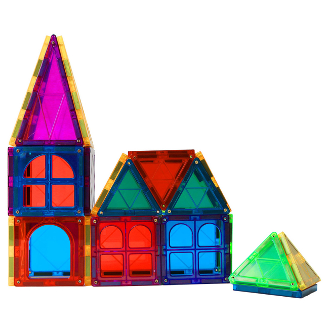 Магнитные конструкторы - Конструктор Magplayer Магнитные плитки 32 элемента (MPL-32)#4