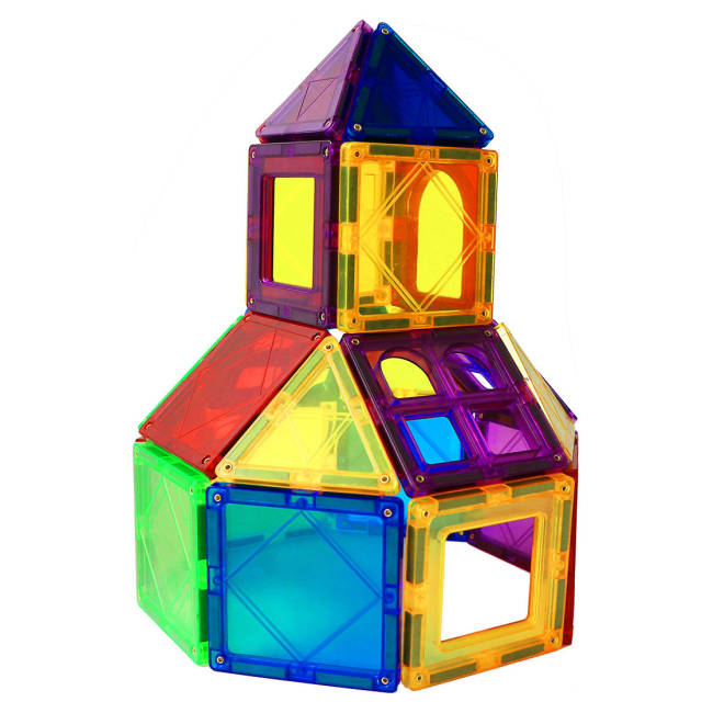 Магнитные конструкторы - Конструктор Magplayer Магнитные плитки 32 элемента (MPL-32)#5