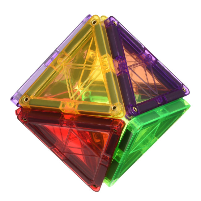 Магнитные конструкторы - Конструктор Magplayer Магнитные плитки 32 элемента (MPL-32)#7