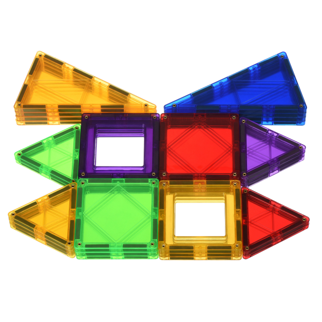 Магнітні конструктори - Конструктор Magplayer Магнітні плитки 70 елементів (MPL-70)#3