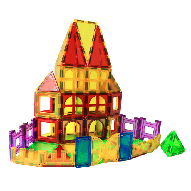 Магнітні конструктори - Конструктор Magplayer Магнітні плитки 70 елементів (MPL-70)#7