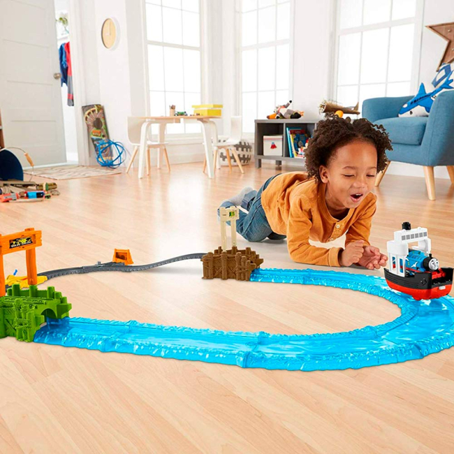 Залізниці та потяги - Набір Thomas and Friends Track master Кораблик і море моторизований (FJK49)#4
