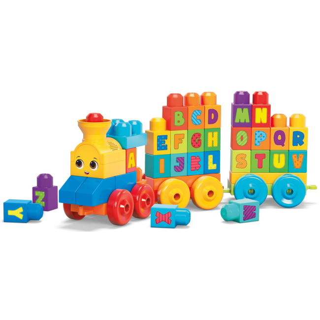 Блокові конструктори - Конструктор Mega Bloks Музичний паровозик (FWK22)#3