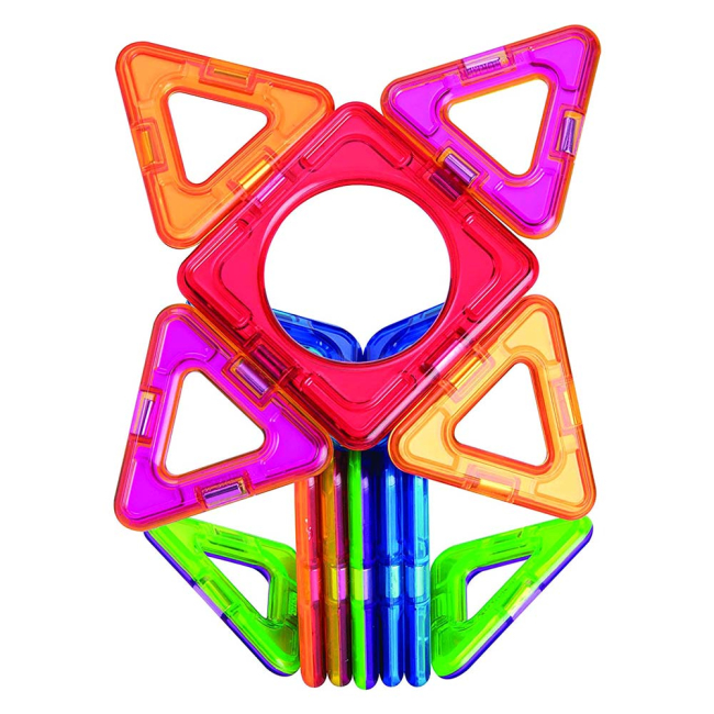 Магнітні конструктори - Магнітний конструктор Magformers Базовий плюс 14 деталей (715013)#3