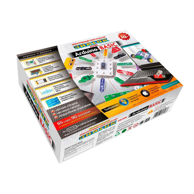 Научные игры, фокусы и опыты - Электронный конструктор Znatok Arduino basic (70798)#2