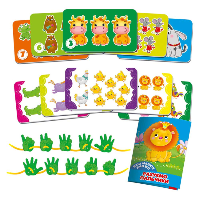 Настільні ігри - Настільна гра Vladi Toys Рахуємо пальчики укр (VT2905-08)#2
