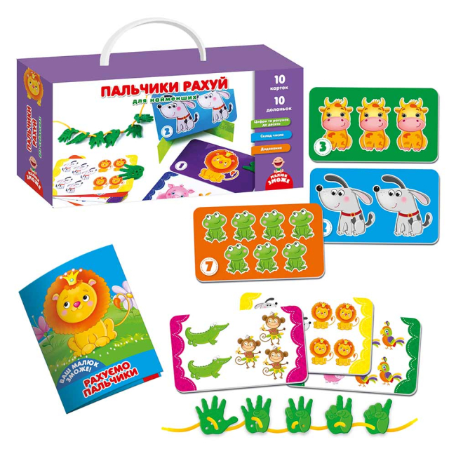 Настільні ігри - Настільна гра Vladi Toys Рахуємо пальчики укр (VT2905-08)#3