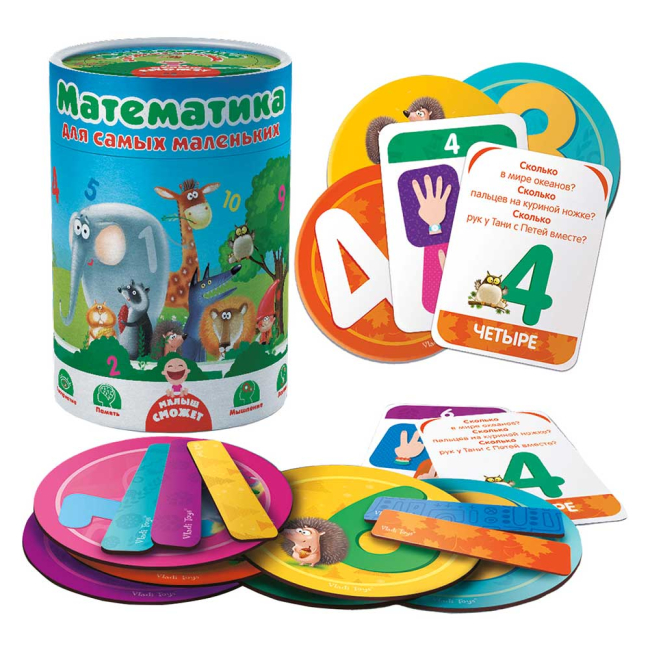 Настільні ігри - Настільна гра Vladi Toys Математика для найменших рос (VT2911-02)#3
