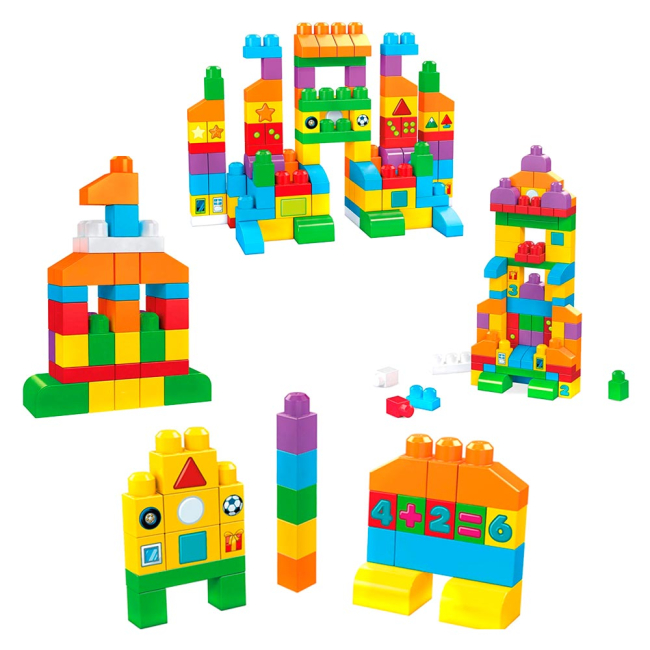 Блочные конструкторы - Конструктор Mega Bloks Давайте учиться 150 деталей (FVJ49)#2