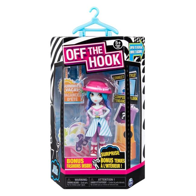 Куклы - Кукла Off the Hook Летний отпуск Мила сюрприз (SM74300/0182)#3