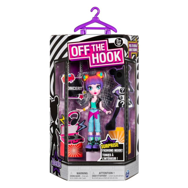 Ляльки - Лялька Off the Hook Коктейльна вечірка Алексіс сюрприз (SM74300/0076)#5