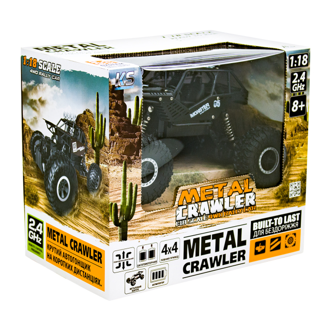 Радиоуправляемые модели - Машинка Sulong Toys Off road crawler Tiger на радиоуправлении 1:18 матовый черный (SL-111RHMBl)#4
