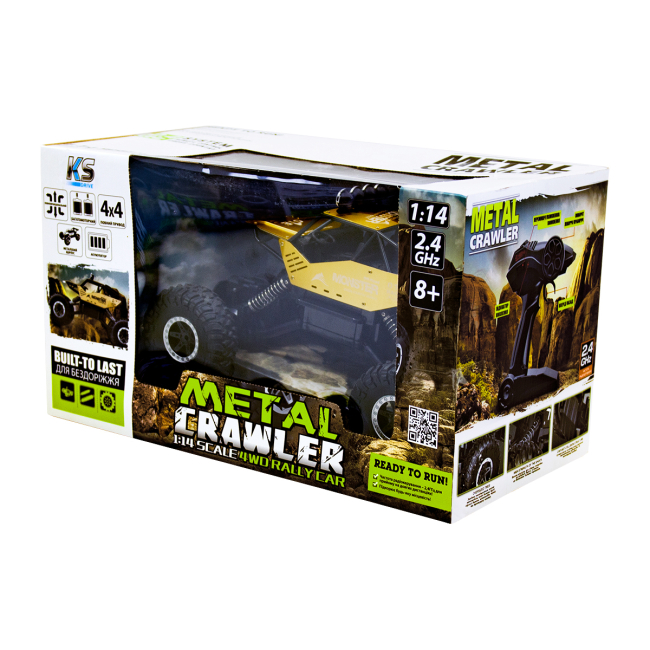 Радиоуправляемые модели - Машинка Sulong Toys Off road crawler Force на радиоуправлении 1:14 золотистая (SL-122RHG)#4