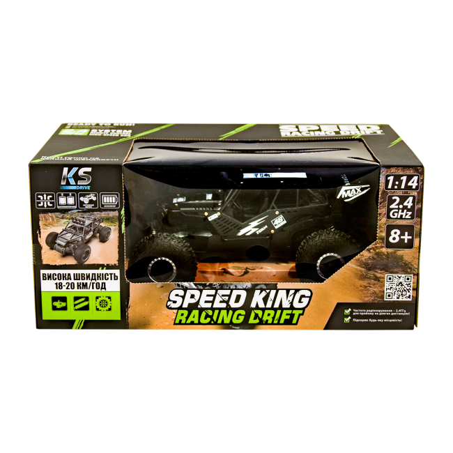 Радиоуправляемые модели - Машинка Sulong Toys Off road crawler Speed king на радиоуправлении 1:14 черный металлик (SL-153RHMBl)#2