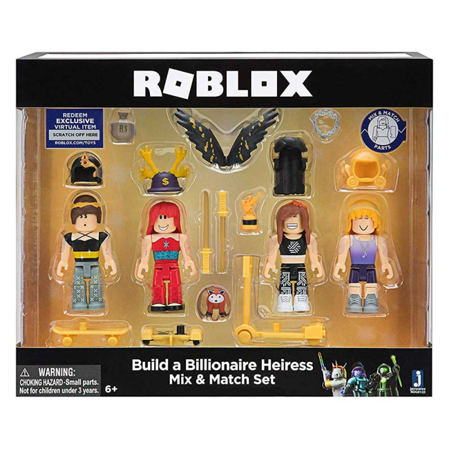 Фигурки персонажей - Набор Jazwares Roblox Mix & Match Build a billionaire heiress W3 (ROG0125)#4