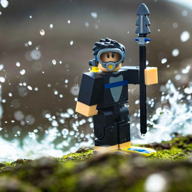 Фигурки персонажей - Фигурка Roblox Fish Simulator Diver W5 (ROB0191)#3