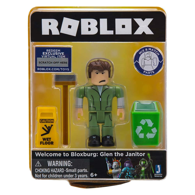 Фигурки персонажей - Фигурка Roblox Welcome to Bloxburg Glen the Janitor W3 (ROG0106)#2