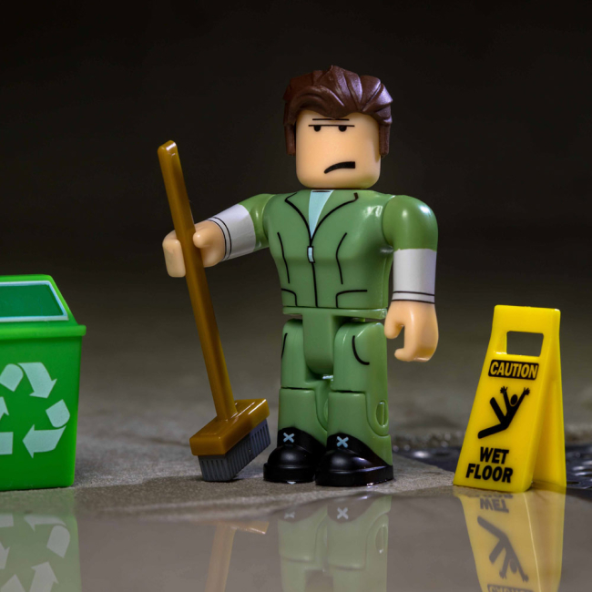 Фигурки персонажей - Фигурка Roblox Welcome to Bloxburg Glen the Janitor W3 (ROG0106)#3
