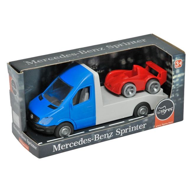 Транспорт і спецтехніка - Машинка Tigres Mercedes-Benz Sprinter Евакуатор синій (39661)#2