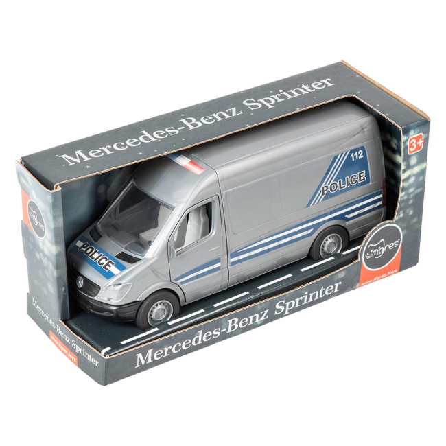 Транспорт і спецтехніка - Машинка Tigres Mercedes-Benz Sprinter Поліція (39665)#2