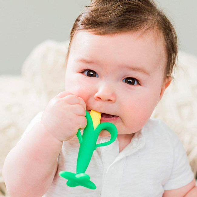 Погремушки, прорезыватели - Прорезыватель Nuby Кукуруза (6867)#3