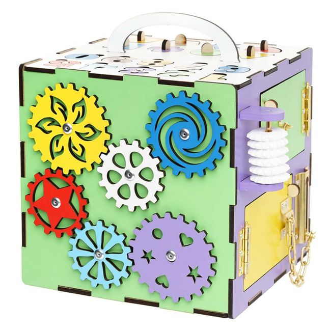 Розвивальні іграшки - Розвивальна іграшка Little Panda Бізікуб lite (10-544113)#2